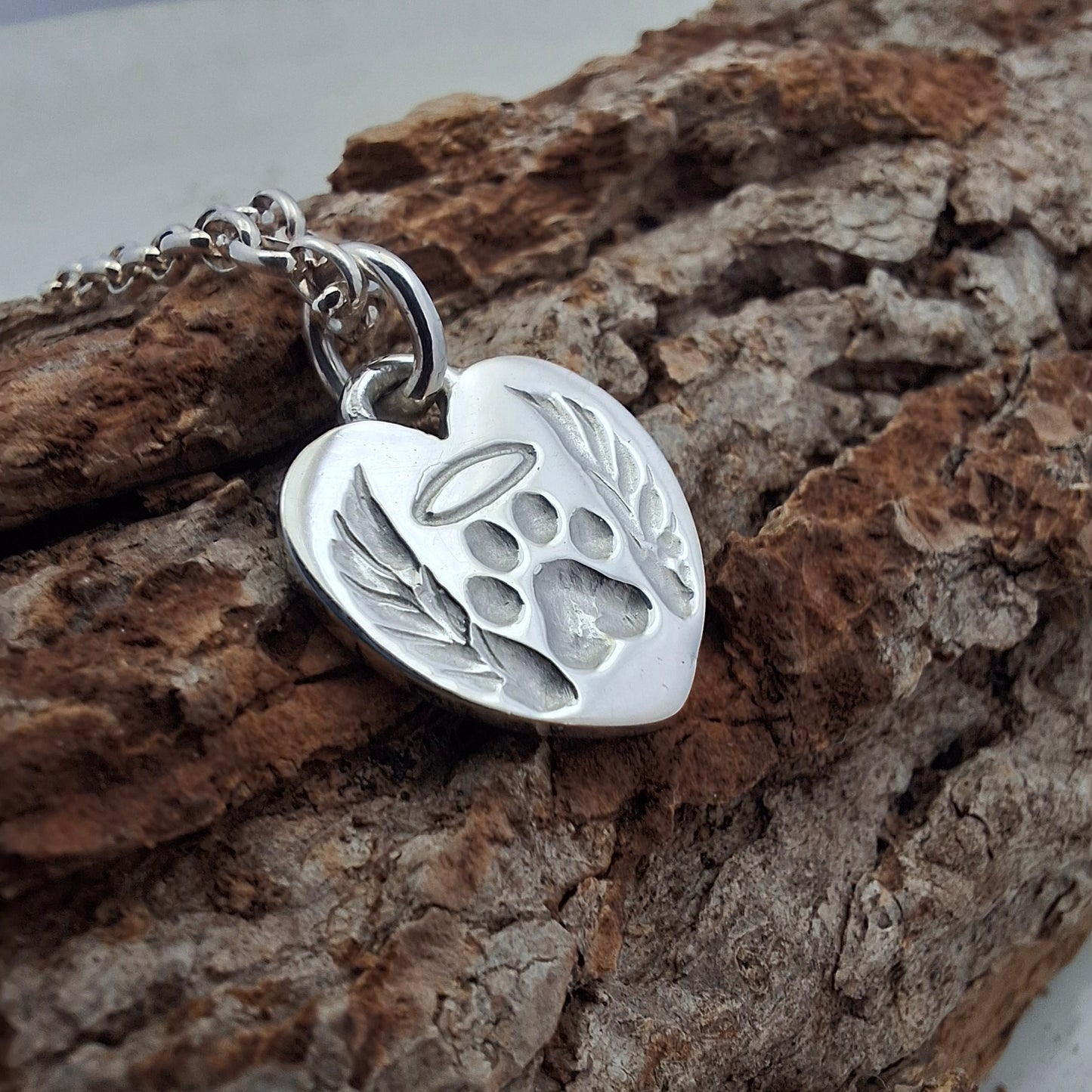 Heart Angel Wing Pendant