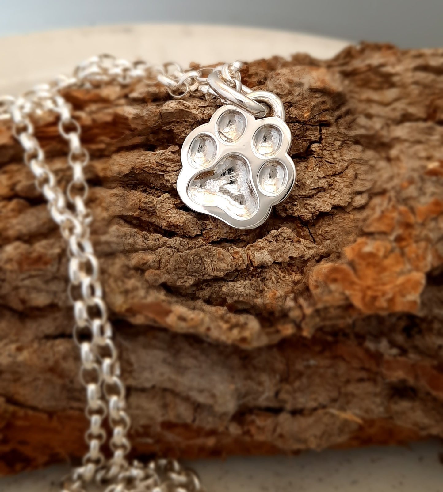 Medium Paw print Pendant